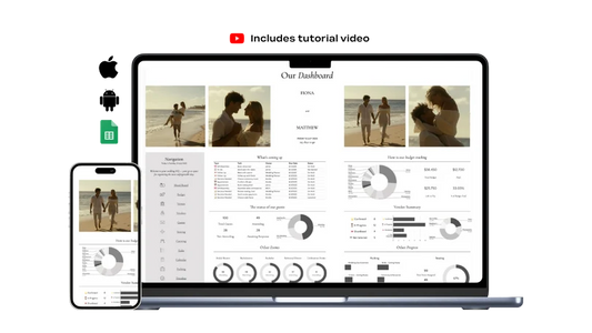 The Vows Planner — The Complete Digital Wedding Planner for Google Sheets